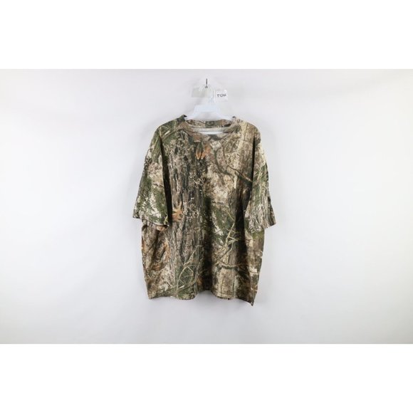 Cabela's Other - Vintage Cabelas Mens 2XL Boxy Fit Woodlands Camouflage Short Sleeve T-Shirt
